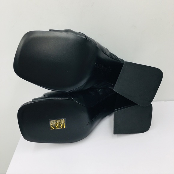 J. W. Anderson Chain Link Heel Mule Black Napa Size EU 39  US 9 Medium - Picture 13 of 16